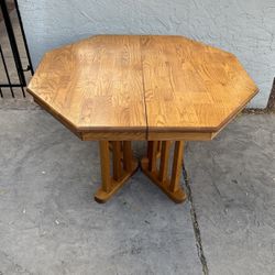 Wooden Octagonal Dining Table
