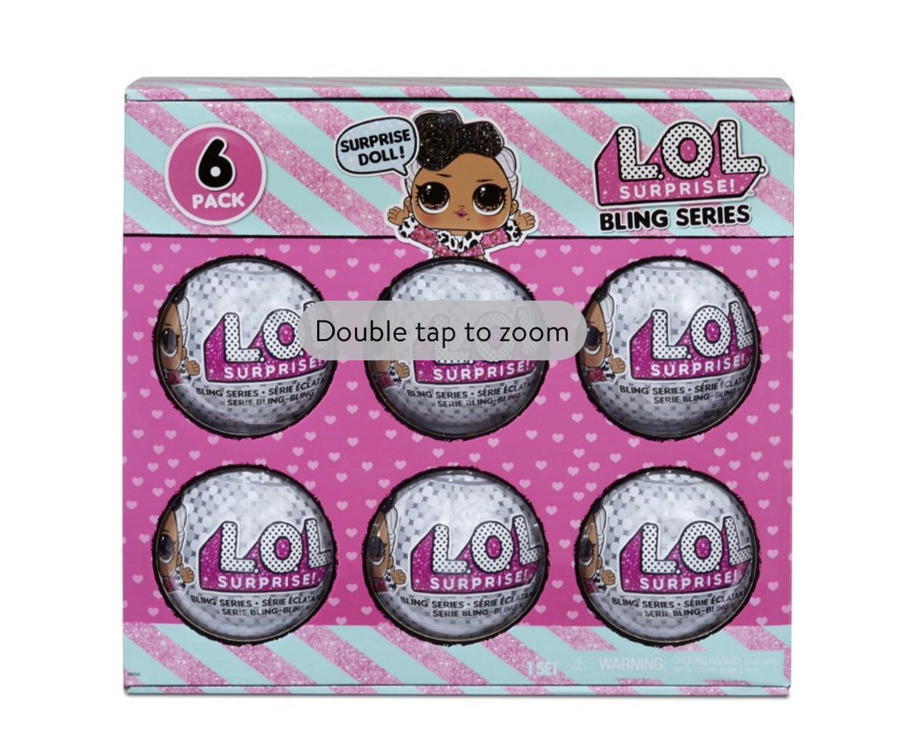 LOL Surprise Bling Tot 6pk, Great Gift for Kids Ages 4 5 6+