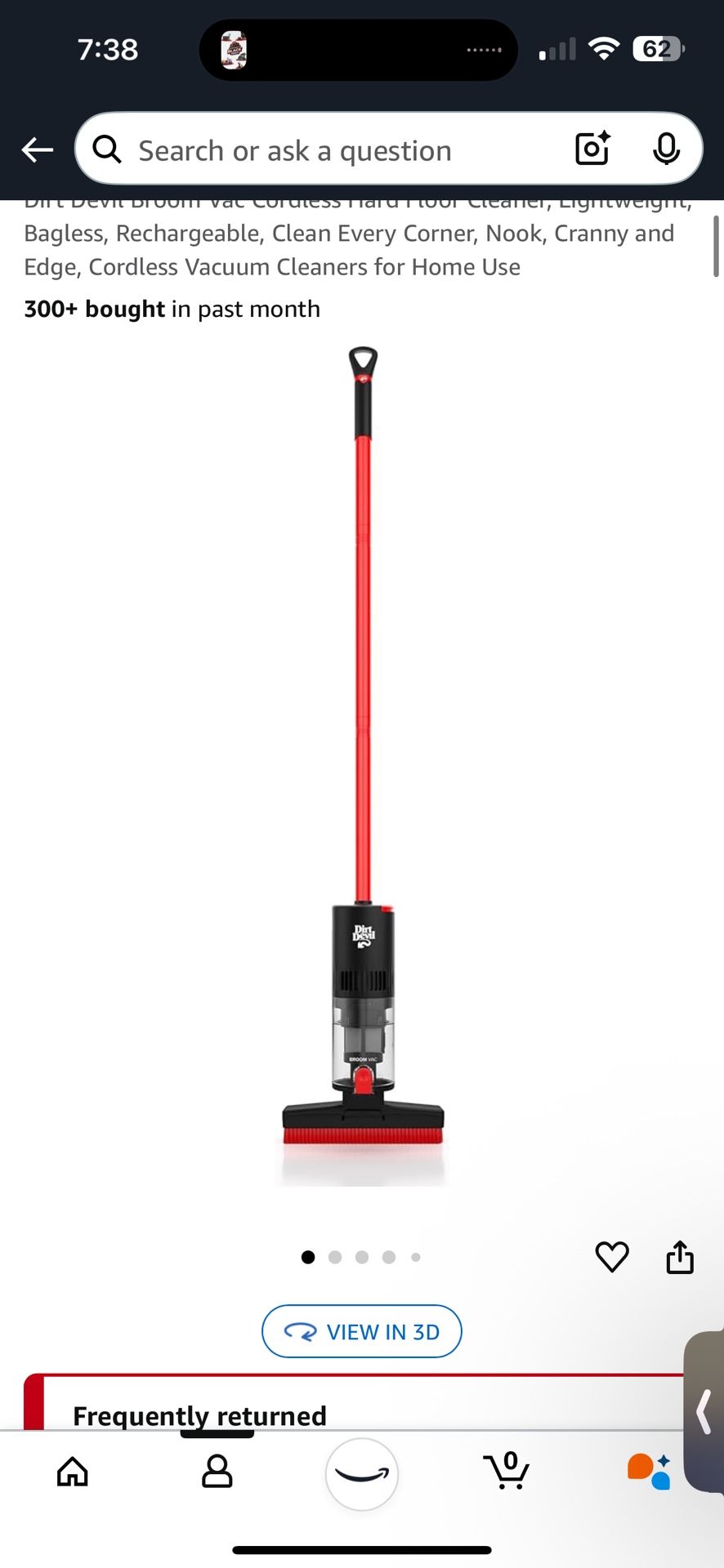 Dirt Devil Broom Vacuum