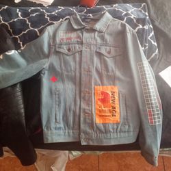 Handmade Stylish Jean Jacket 