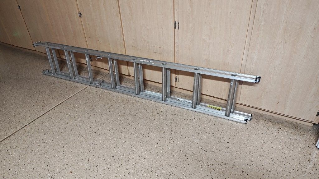 8 ft Extension Ladder Aluminum 