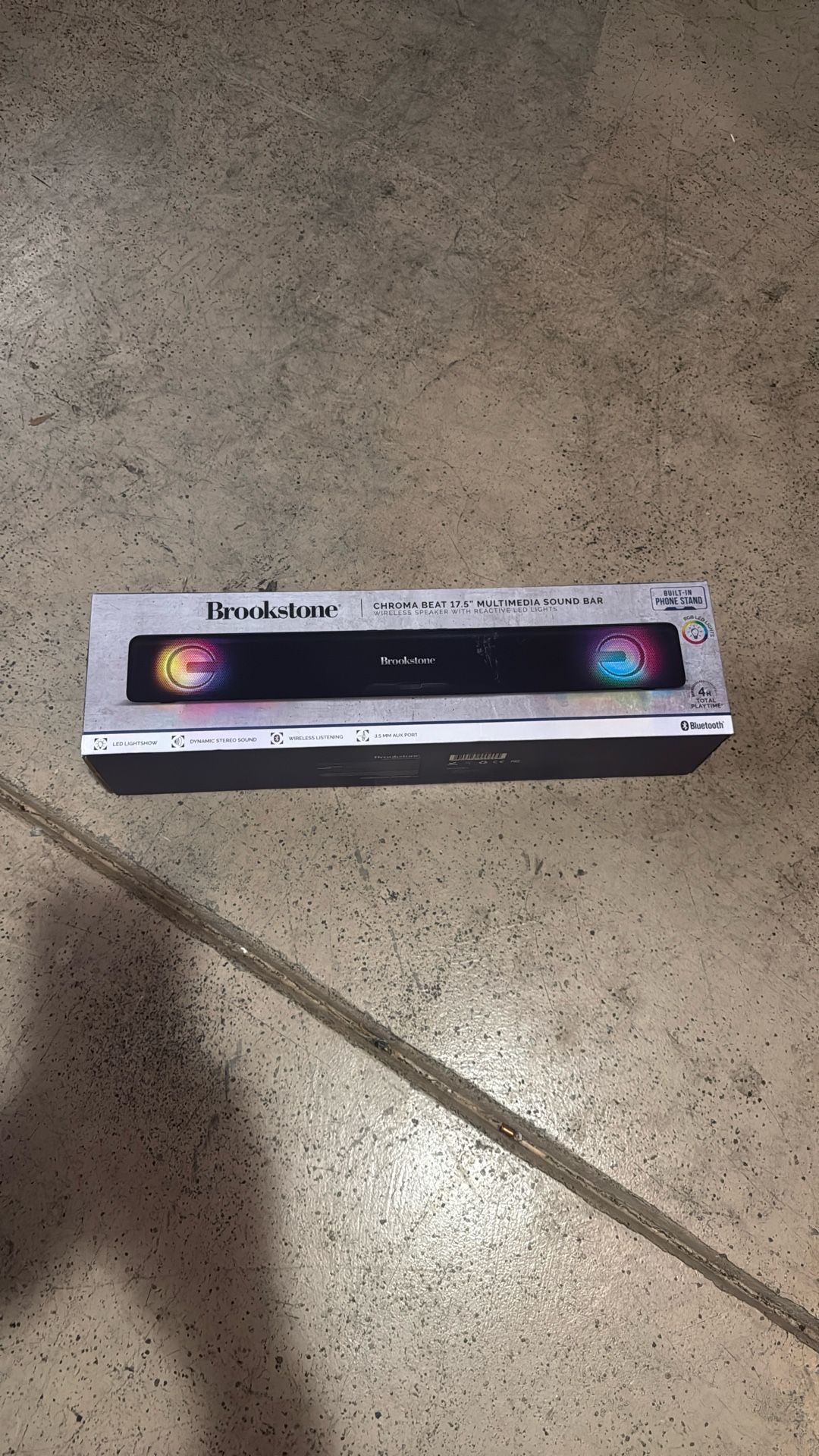 Brookstone Chroma Beat 17.5 Multimedia Soundbar 