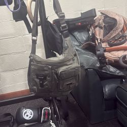 Tumi Olive Cross Body Bag 