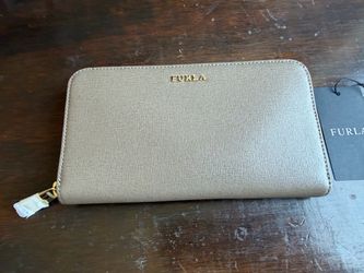 Furla  leather wallet  gray