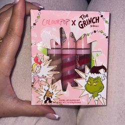 Grinch Colourpop Lip Gloss Trio