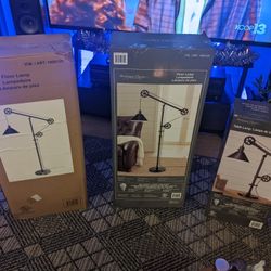 Antique style new floor lamps & one night stand light