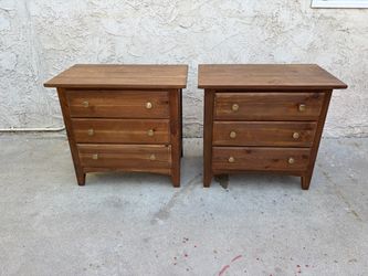 Pair of Thomasville Impressions 3-Drawer Nightstands – Refinished