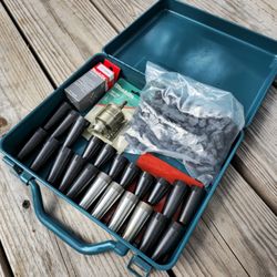 Makita Grinding Spindle Quin Spline 6-Cutter Bits Rotary Hammer Spline Shank Keyless Drill Chuck Tools Set