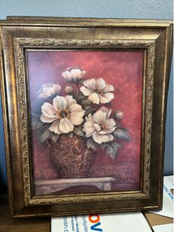Pamela Gladding Floral Still Life Framed Art