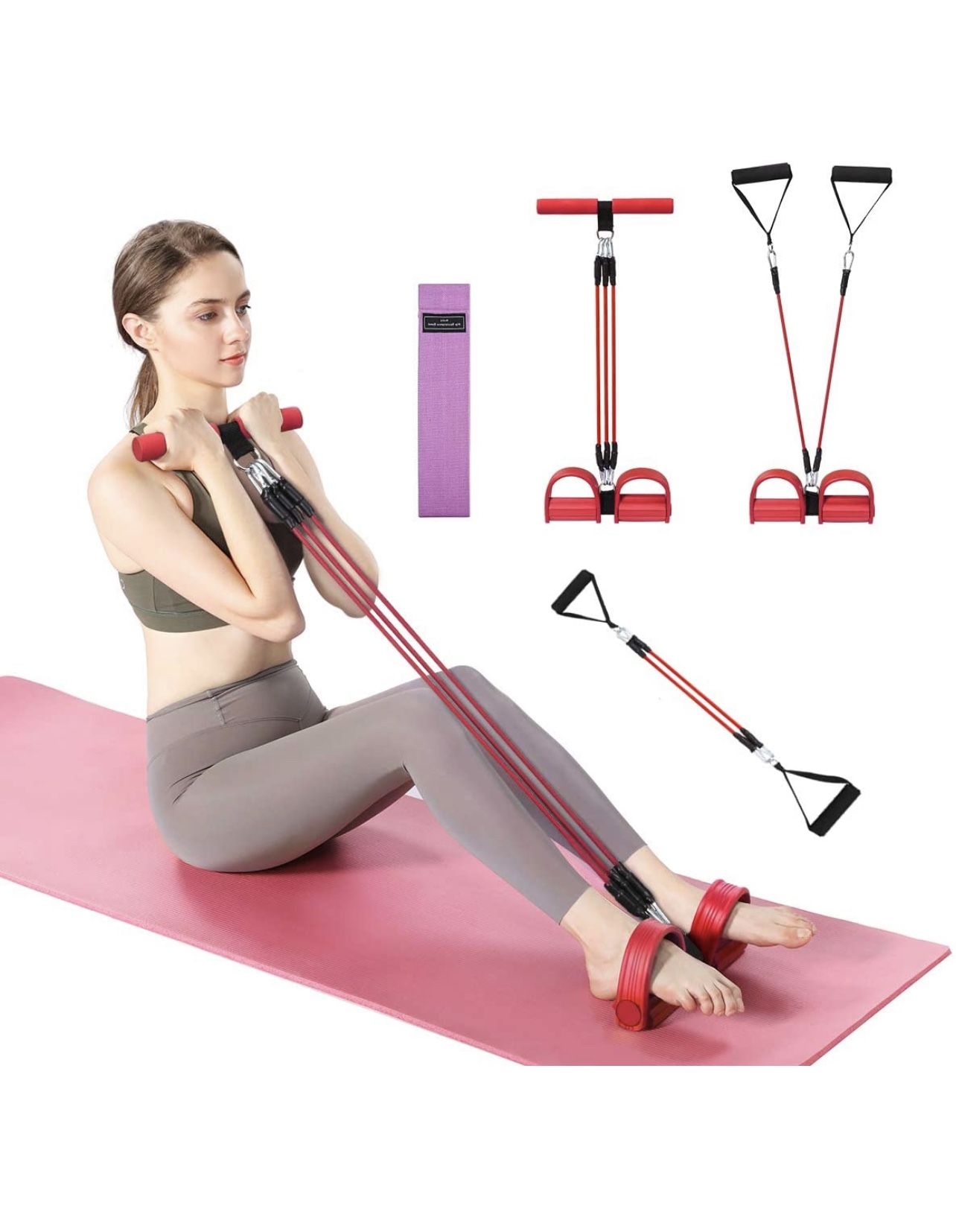 Workout Pedal/Resistance Band