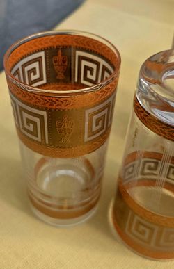 Five (5) Culver , signed, 22k design.  classic and beautiful