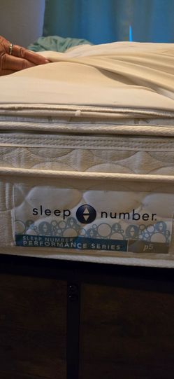 Queen Sleep Number Bed, base, remote