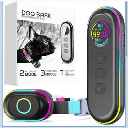 2-in-1 Dog Shock Collar & Bark Collar - Anti-Bark Collar with 2000FT Remote