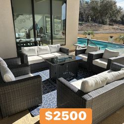 New Inbox Patio Set With Cushions (we Finance And Deliver)
