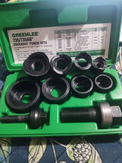 Vintage Greenlee 735BB Knockout Punch Set –