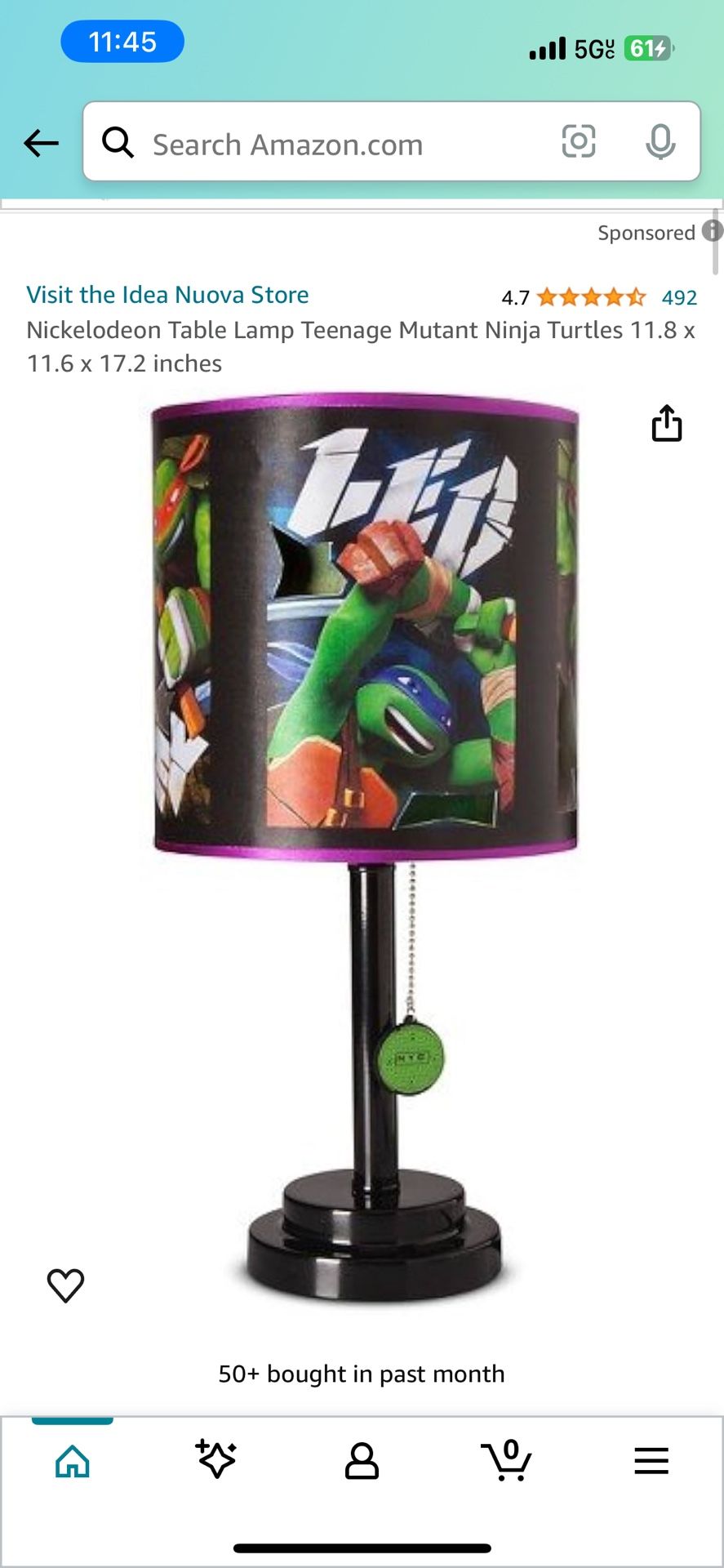 Ninja turtle Lamp