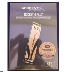 Brand New Sabrent 4TB SSD NVMe PCIe Gen for Sale in Los