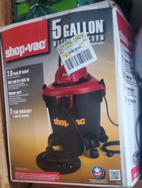 Shop Vac -5 Gallons