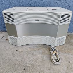 Bose Acoustic Wave CD-3000 Audio System AM/FM CD Player White No Remote