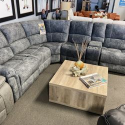 Reclining Sectionals! $1,799! 📱🩶🩷 