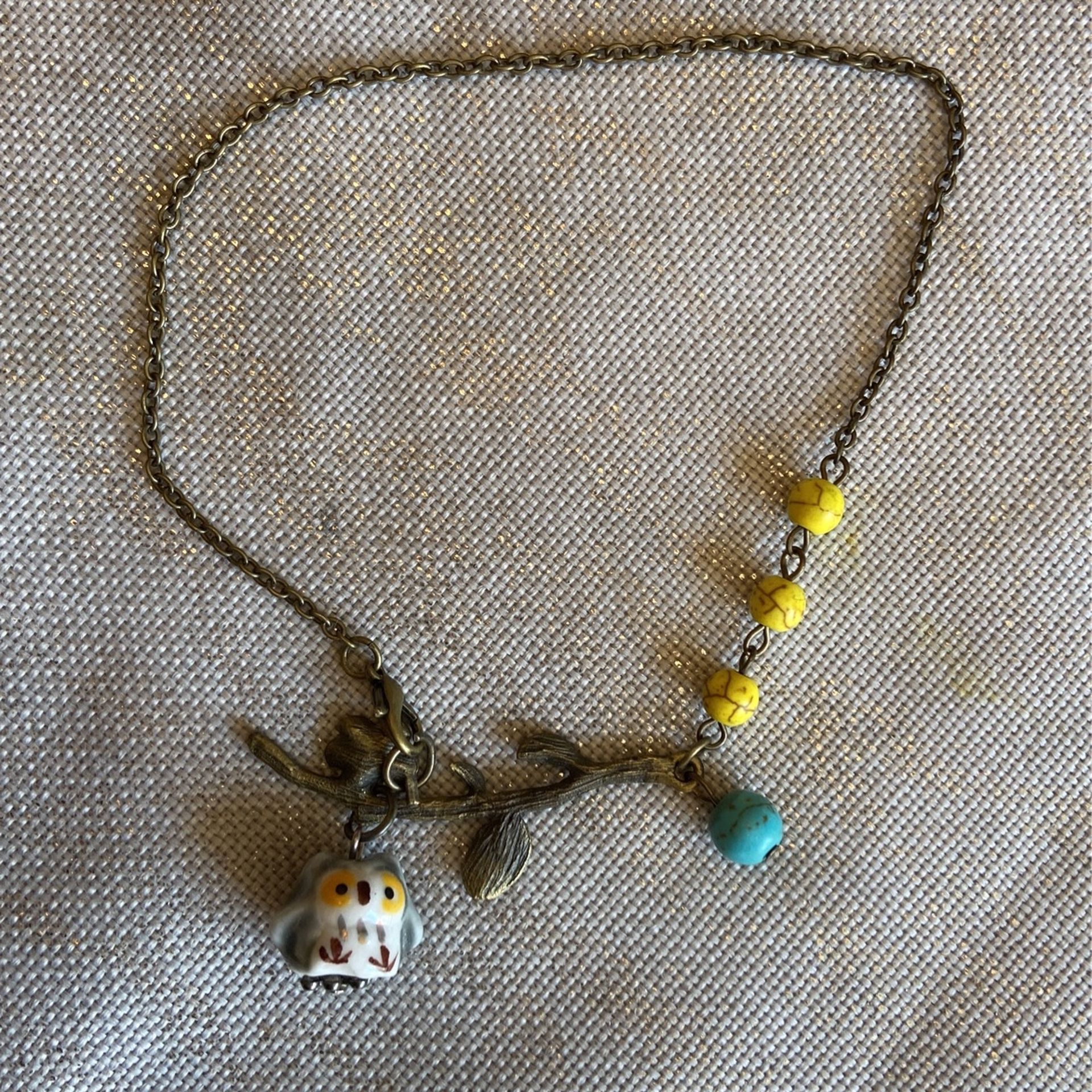 Owl Anklet Porcelain
