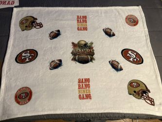 49ers Custom Blanket