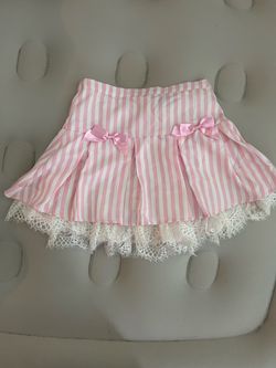 Pink flare skirt Small