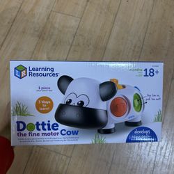 NWT Dottie the Fine Motor Cow learning Toy