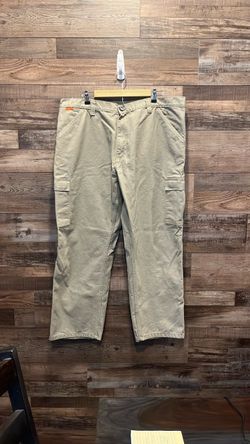 Khaki Cargo Work Pants