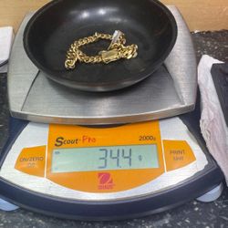 10k Yellow Gold Cuban Bracelet