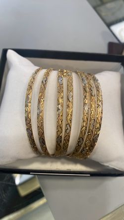10k Gold Tri Color Bracelets