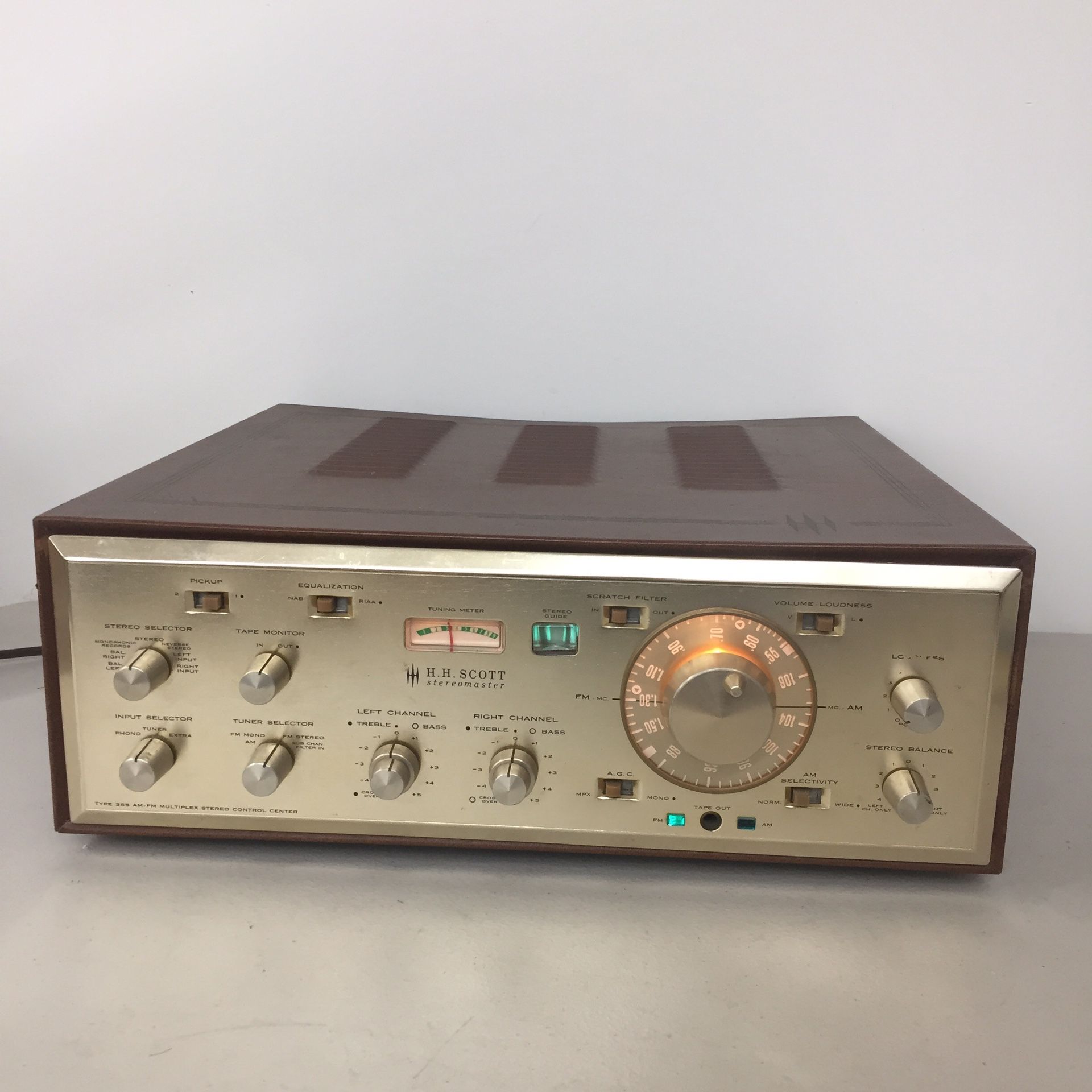 HH Scott Type 355 Vintage tube receiver hifi stereo