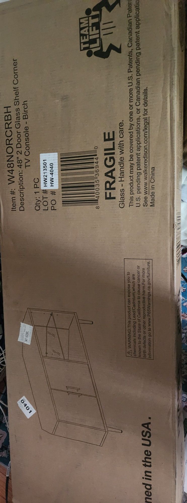 Corner TV Console