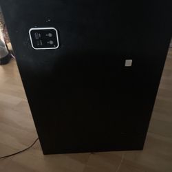 Night Stand with Gun Drawer, Charging Bedside Table with USB & Type-C Port, LED