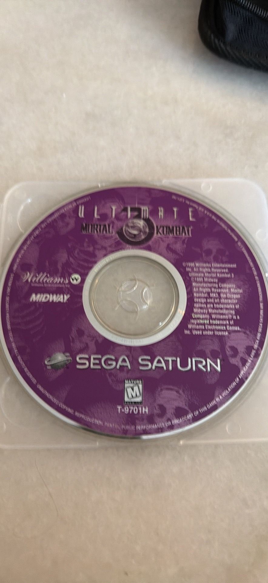 Ultimate Mortal Kombat 3 – Sega Saturn – Disc Only – Tested