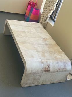 Natural coffee table