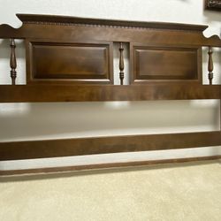 Solid Wood Queen Headboard 