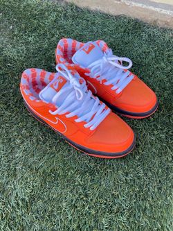 Nike sb dunks shoes size 9.5 orange lobsters