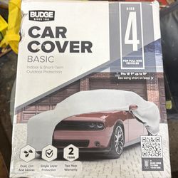 Budge Basic Car Cover, Lightweight, Breathable Indoor Car Protection, Midsize Vehicles