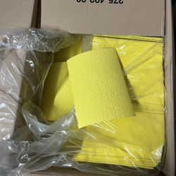 Box Of, 900 8 x 7” SpongeBob made in Germany. highly absorbent, durable, reusable, biodegradable and washable. 