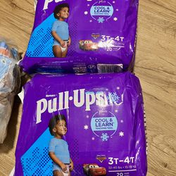 Bundle Of 82 Size 3t-4t Huggies Pull Up