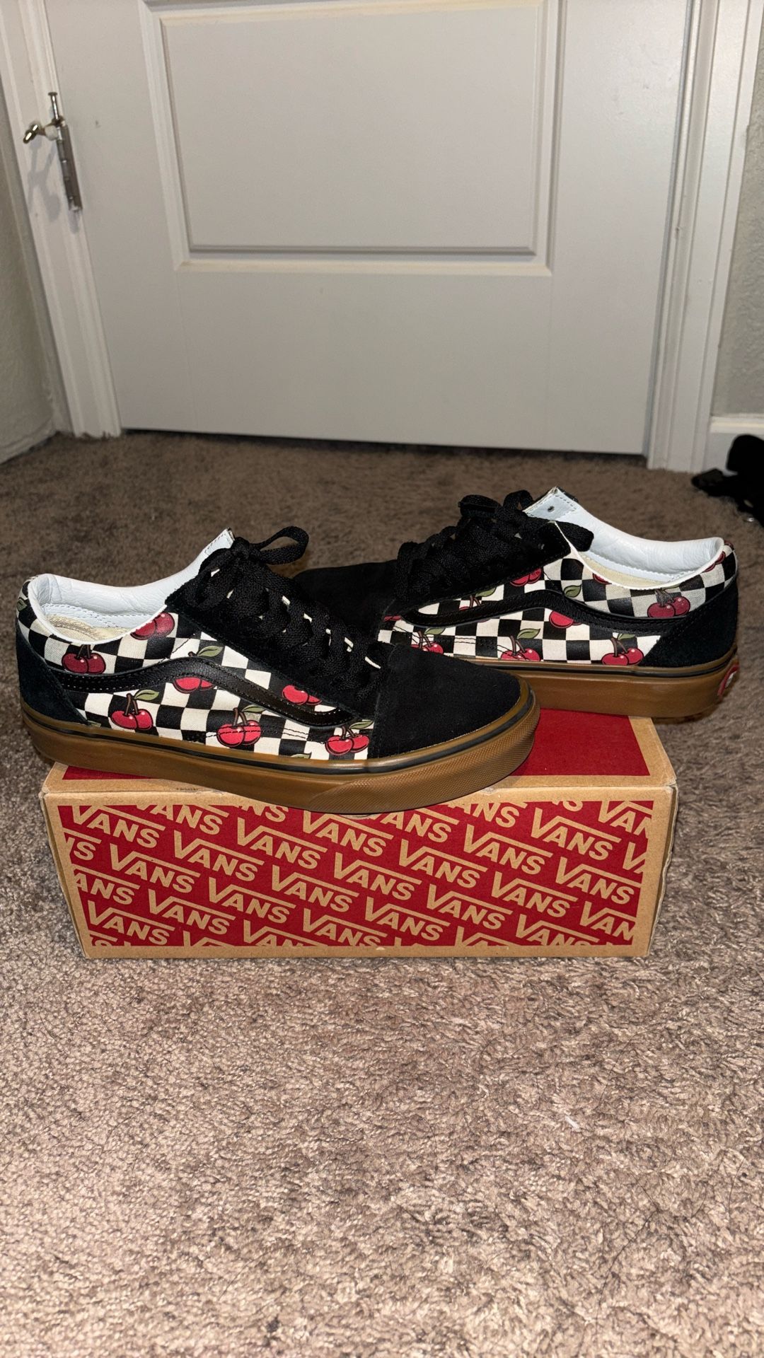 Cherry Checkard Vans 