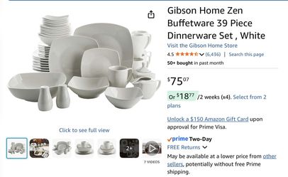 BRAND NEW KITCHEN DISH SET