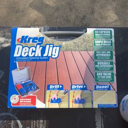 Kreg Deck Jig With DVD Instruction. Brand New