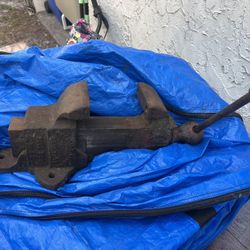 Vintage Prentiss Bull Dog Vise 4" Jaws 52 Usa Made Tool