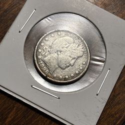 1898-o B barber Quarter In Very Fine Condition 43obo