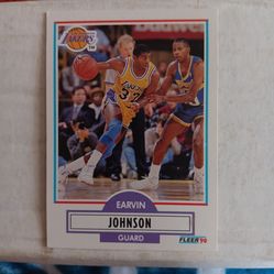 Magic Johnson- 1990 Fleer