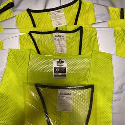 Safety Vests, High Visibility, Mesh, New & Preworn