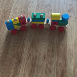 Melissa & Doug Stacking Wooden Train
