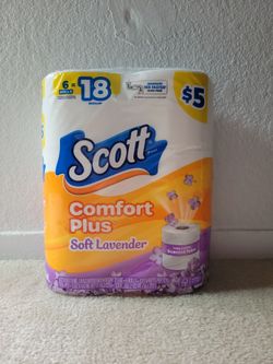 Scott Comfort Plus Toilet Paper 6pk • $4